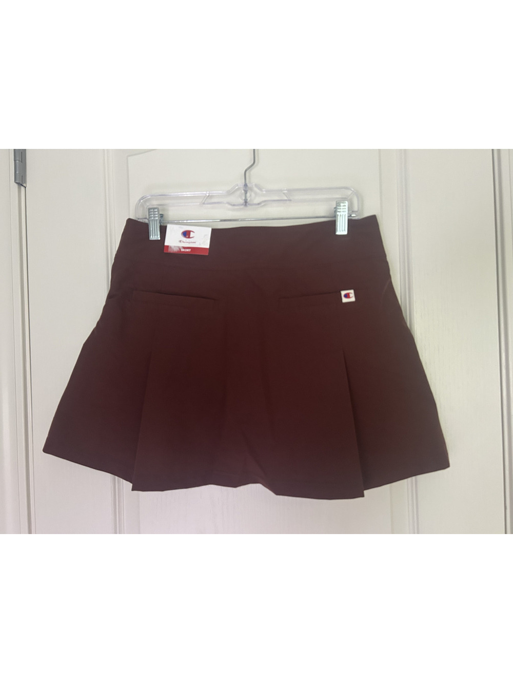 Champion Maroon Skort (Athletic Pleated Style, Pockets, New With Tags) 0166